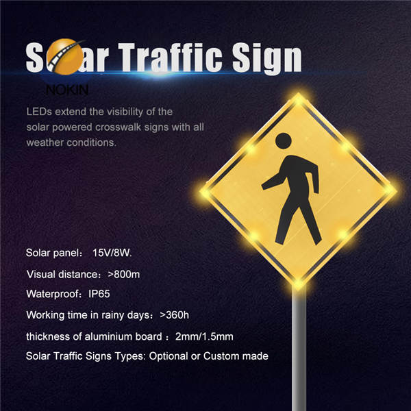 High Luminance Solar Power Street Signs Rate